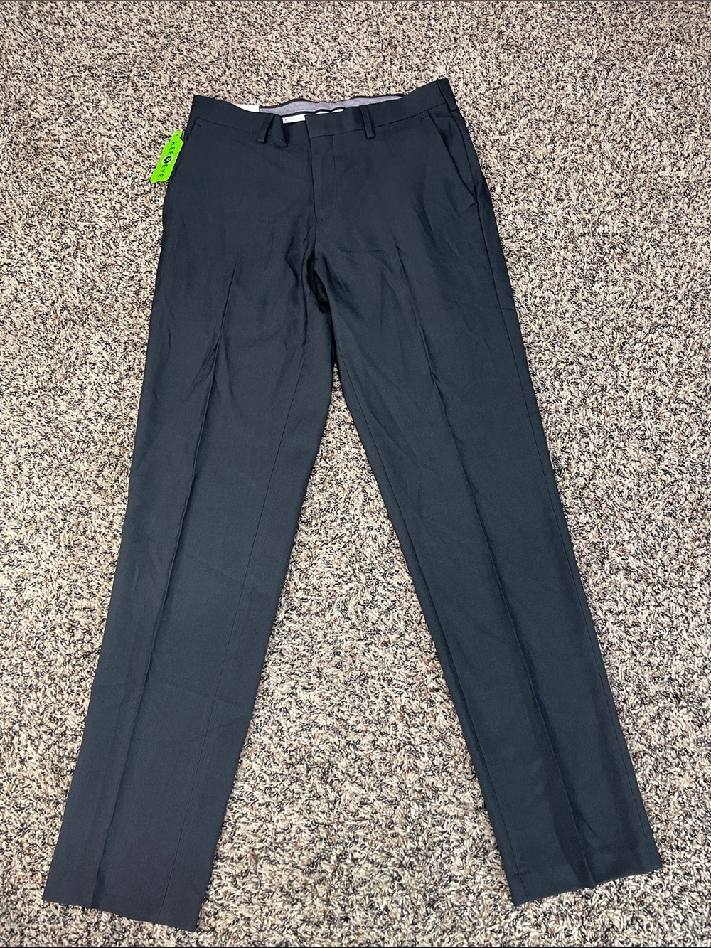 Haggar Slim Fit Stretch Dress Pants Charcoal Mens 29x30 NWT